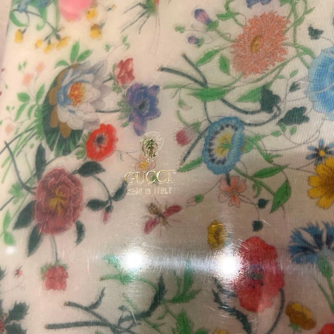 GUCCI フローラトレイ　美品　希少品　イタリア製　大型スクエア盆
