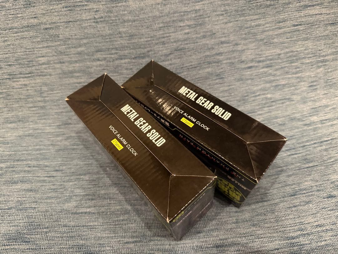 L GEAR SOLID 音声アラームクロック　2種セット