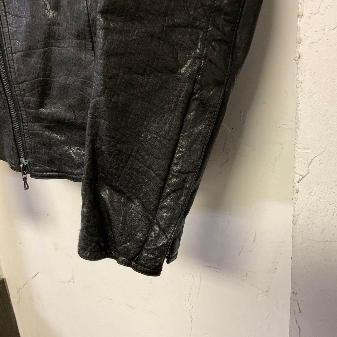 【希少美品】SHELLAC キッドバッファロー レザージャケット ダウンライナー