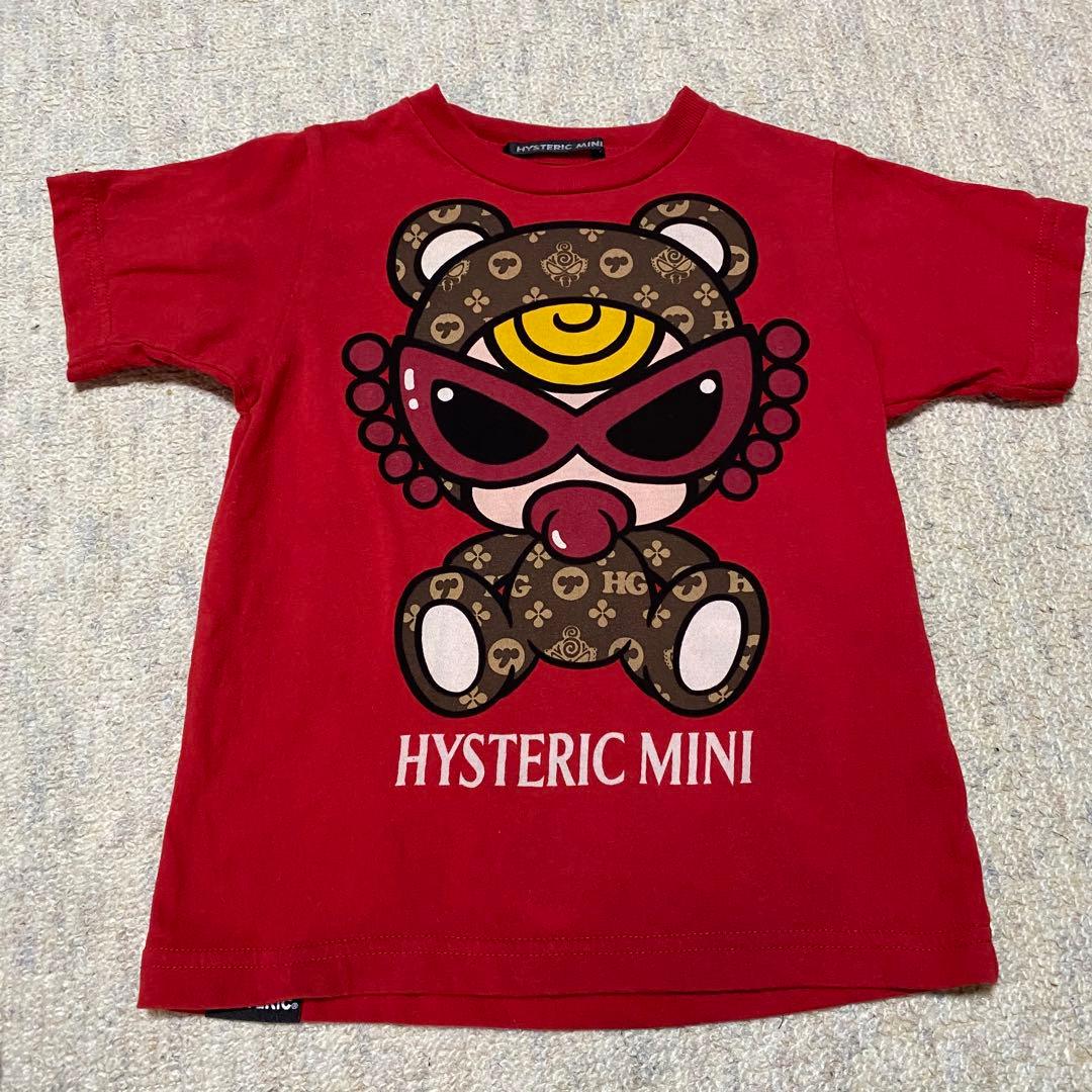 ヒスミニ テディ モノグラム Tシャツ 90cm ブラウン