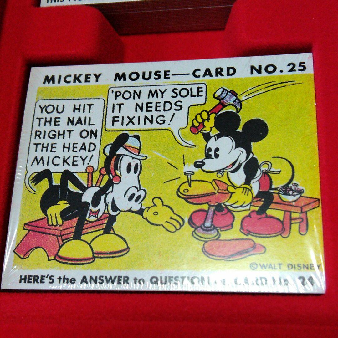 ミッキーマウス　ピクチャーカード　アルバムセット