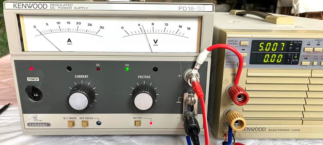 週末特別価格：KENWOOD 18V/30A 定電圧・定電流電源　PD18-30