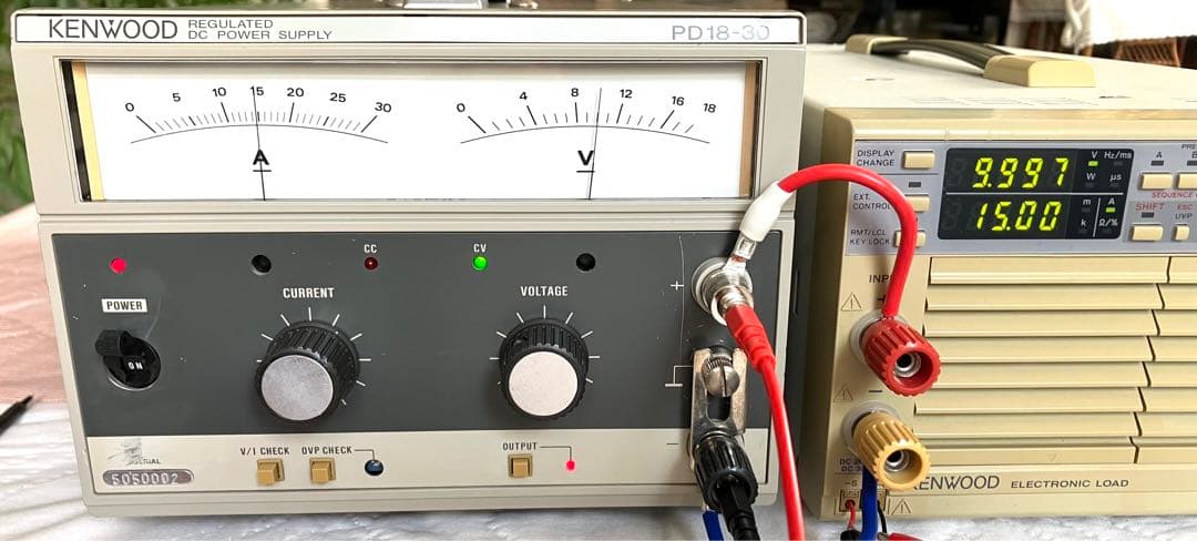 週末特別価格：KENWOOD 18V/30A 定電圧・定電流電源　PD18-30