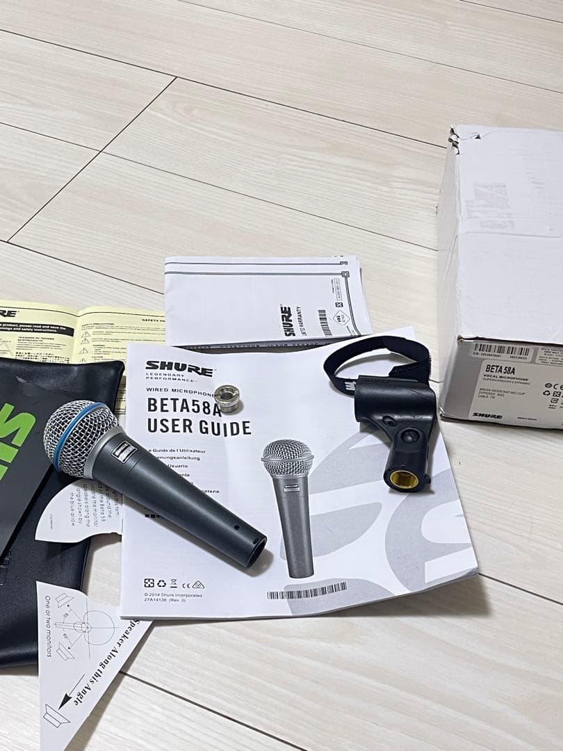 配信機器・PA機器・レコーディング機器 SHURE beta 58a