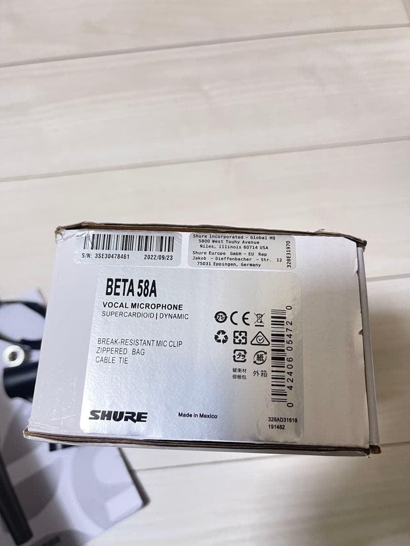配信機器・PA機器・レコーディング機器 SHURE beta 58a