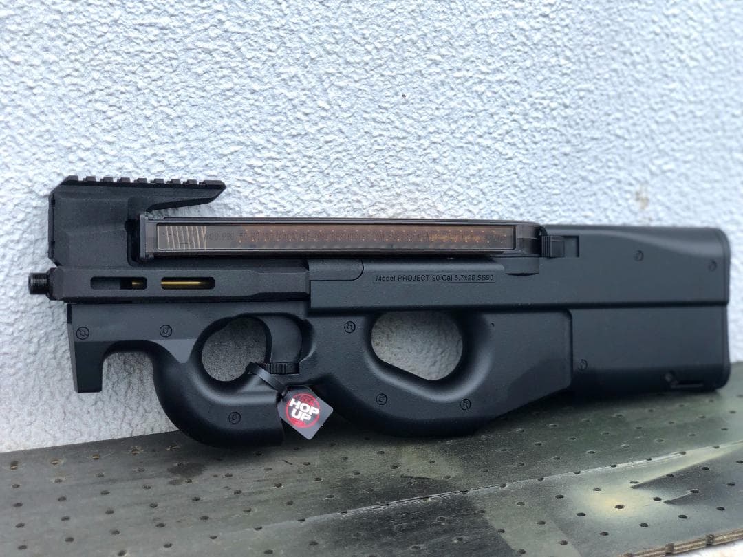 東京マルイ P90+ カスタム ステルスアッパーレシーバー 組込済 ジャンク扱い