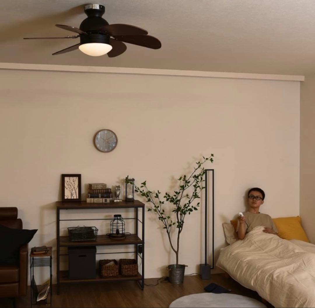 【VENTOTA】シーリングファンライト LEDリモコン付 ライトファン付き照明