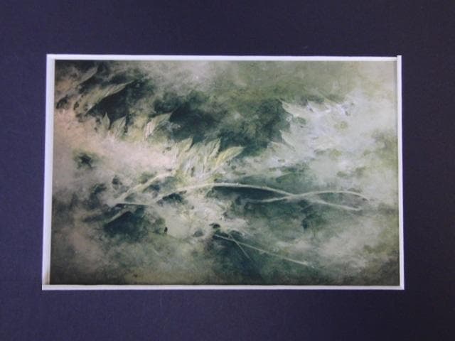 松尾京子、【viable】、希少な画集画、新品高級額・額装付、状態良好