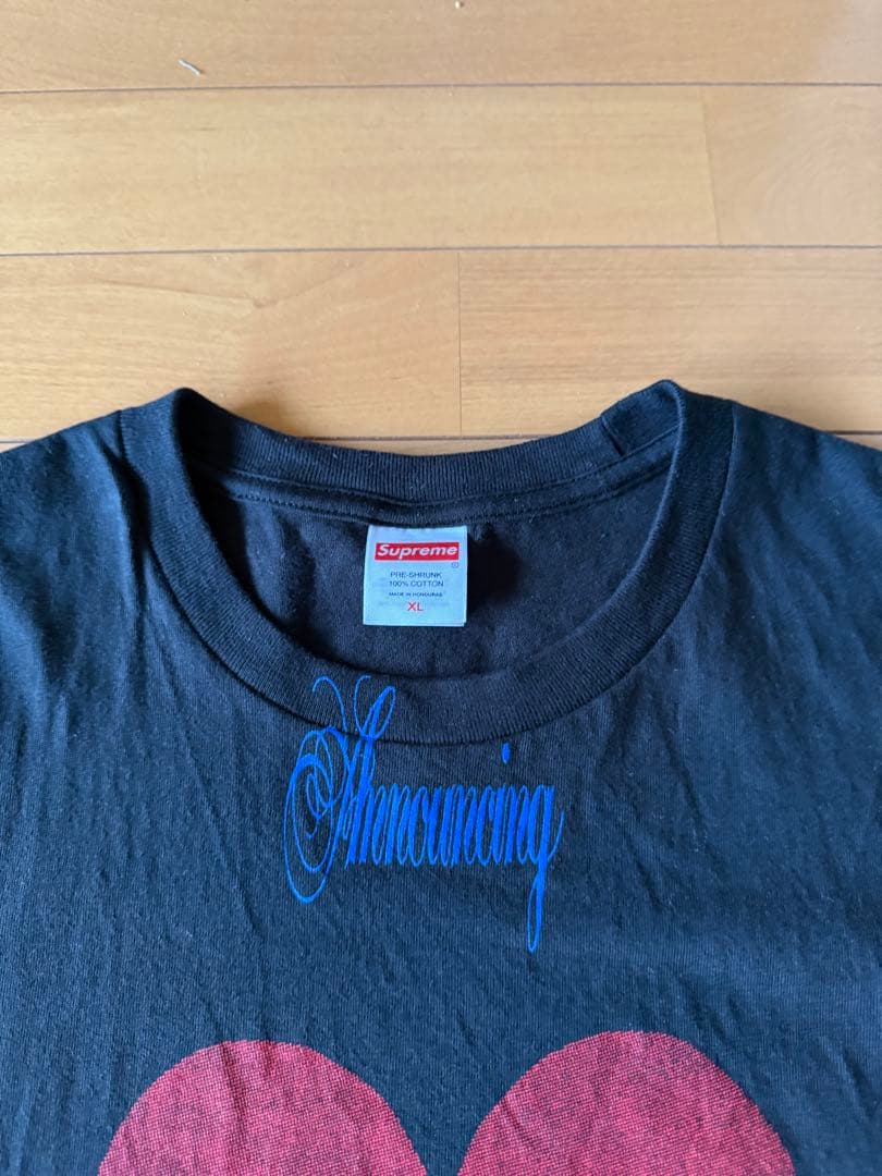 SUPREME Announcing Tee XL ブラック