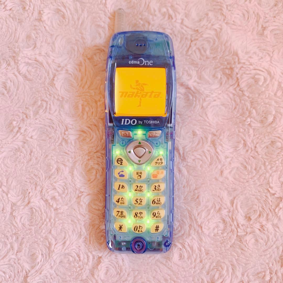 ⭐︎超希少⭐︎ IDO C301T 限定色 中田英寿 モデル　ガラケー スケルトン