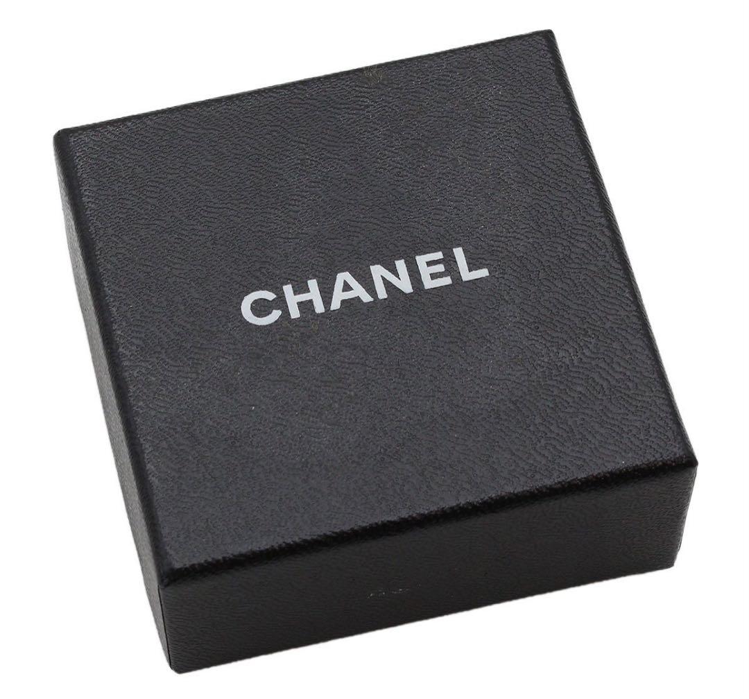 G2033 超美品!! シャネル クローバー ラインストーン ブローチ