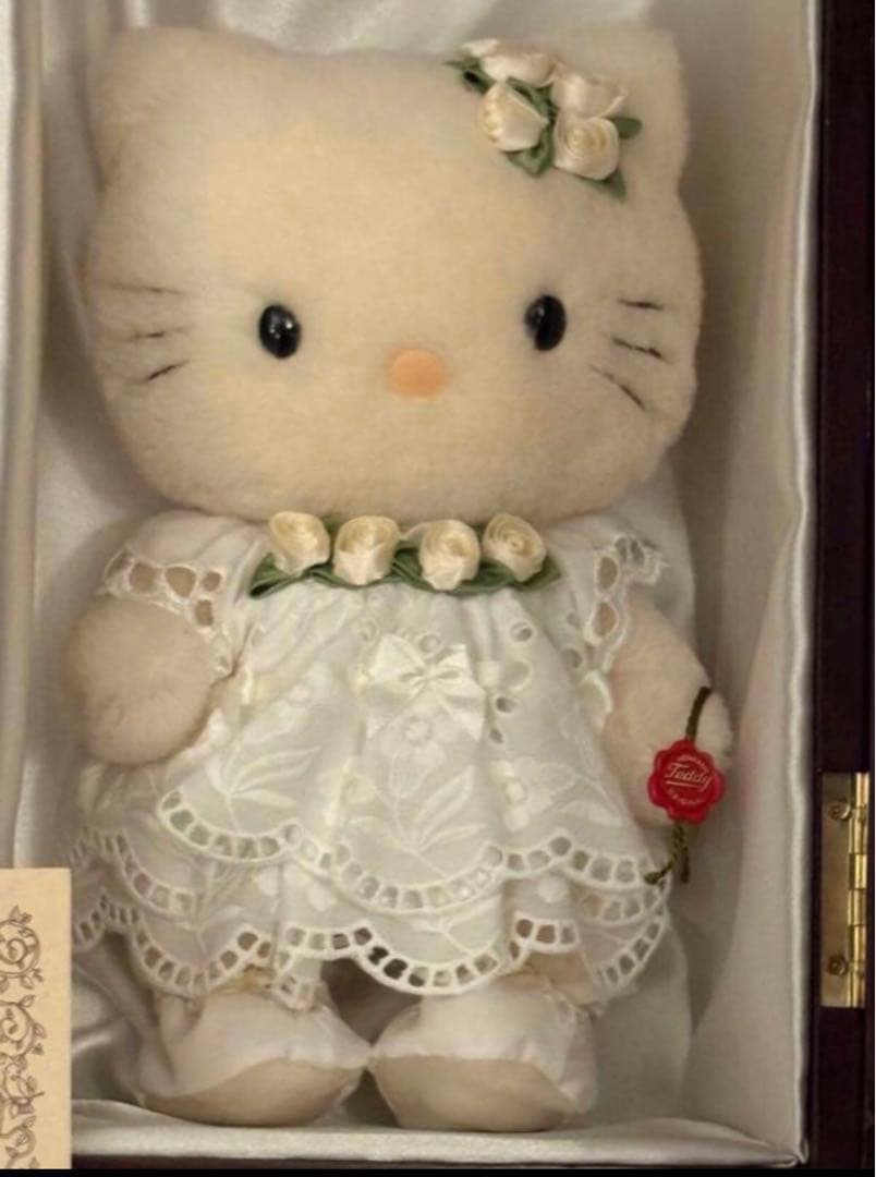 激レア☆ハローキティ☆ハーマン社コラボぬいぐるみ☆500体限定☆1999年 新品