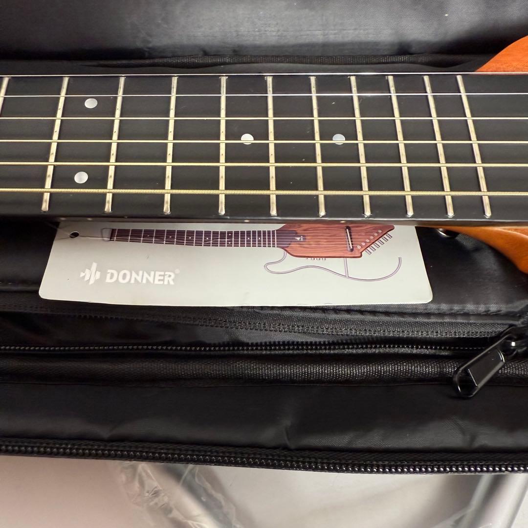 1度だけ試奏　Donner HUSH-I トラベル・サイレントギター ドナー