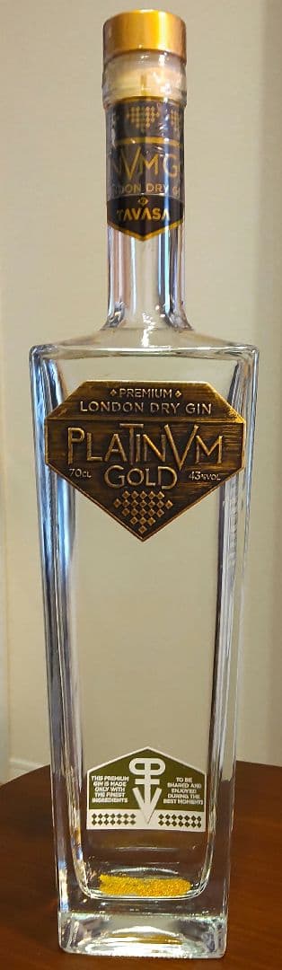 その他 PLATINVM LONDON DRY GIN GOLD 24K 700ml