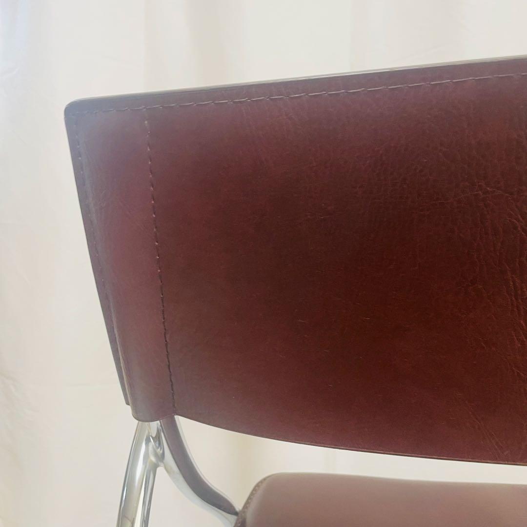 ポストモダン スチールフレーム アームチェア スペースエイジ