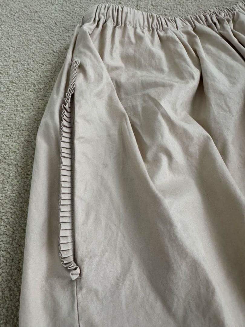 ホームスパン homspun スカート ドット柄 ペチコート付