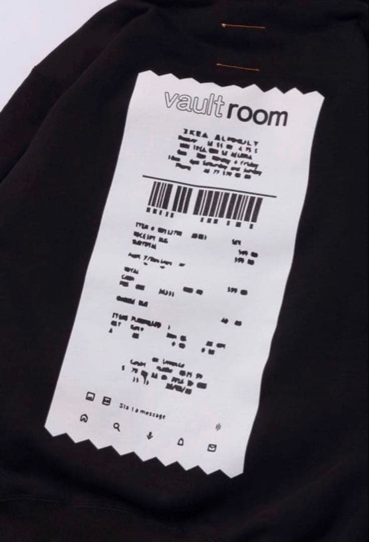 VAULTROOM PEACEFUL HOODIE 黒パーカー 鳩