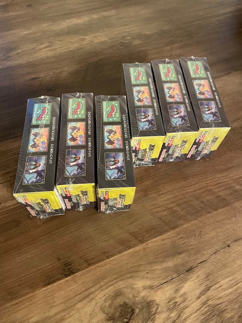 ポケモンカードBOX MEGAドリームex 6BOXシュリンク付 新品未開封