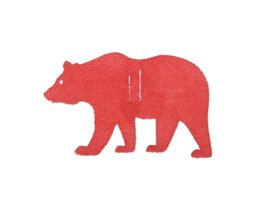 エルメス プティ・アッシュ ラッピングチャーム 熊 ベア レッド HERMES