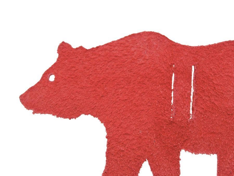 エルメス プティ・アッシュ ラッピングチャーム 熊 ベア レッド HERMES