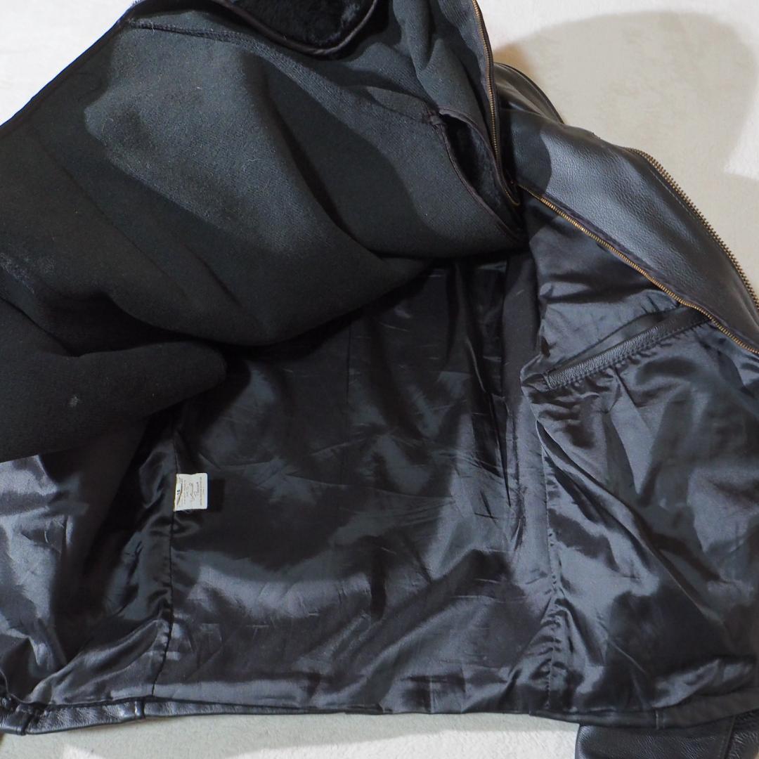 USA製 ショットSchott ライダースジャケット 680 ボアライナー 38