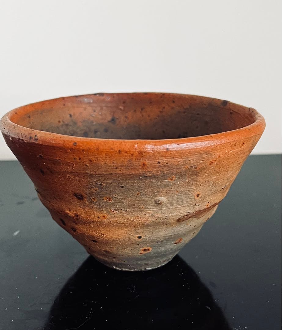 岩淵直樹　焼しめ碗　見立て　小服茶碗　旅茶碗