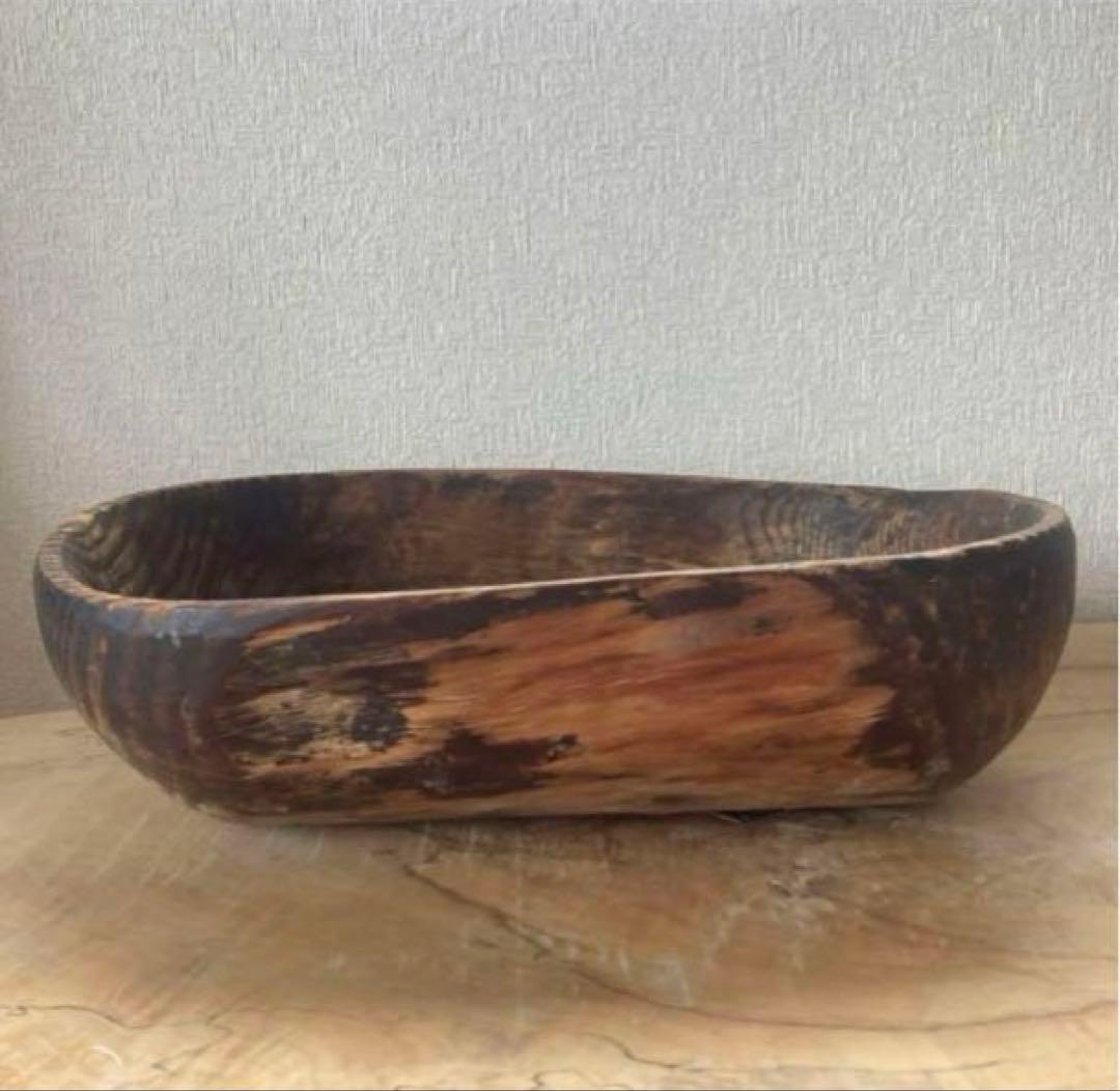 李朝　穀物桶　木工品　朝鮮工芸　古物　古道具　古民具　骨董　ウッドボウル