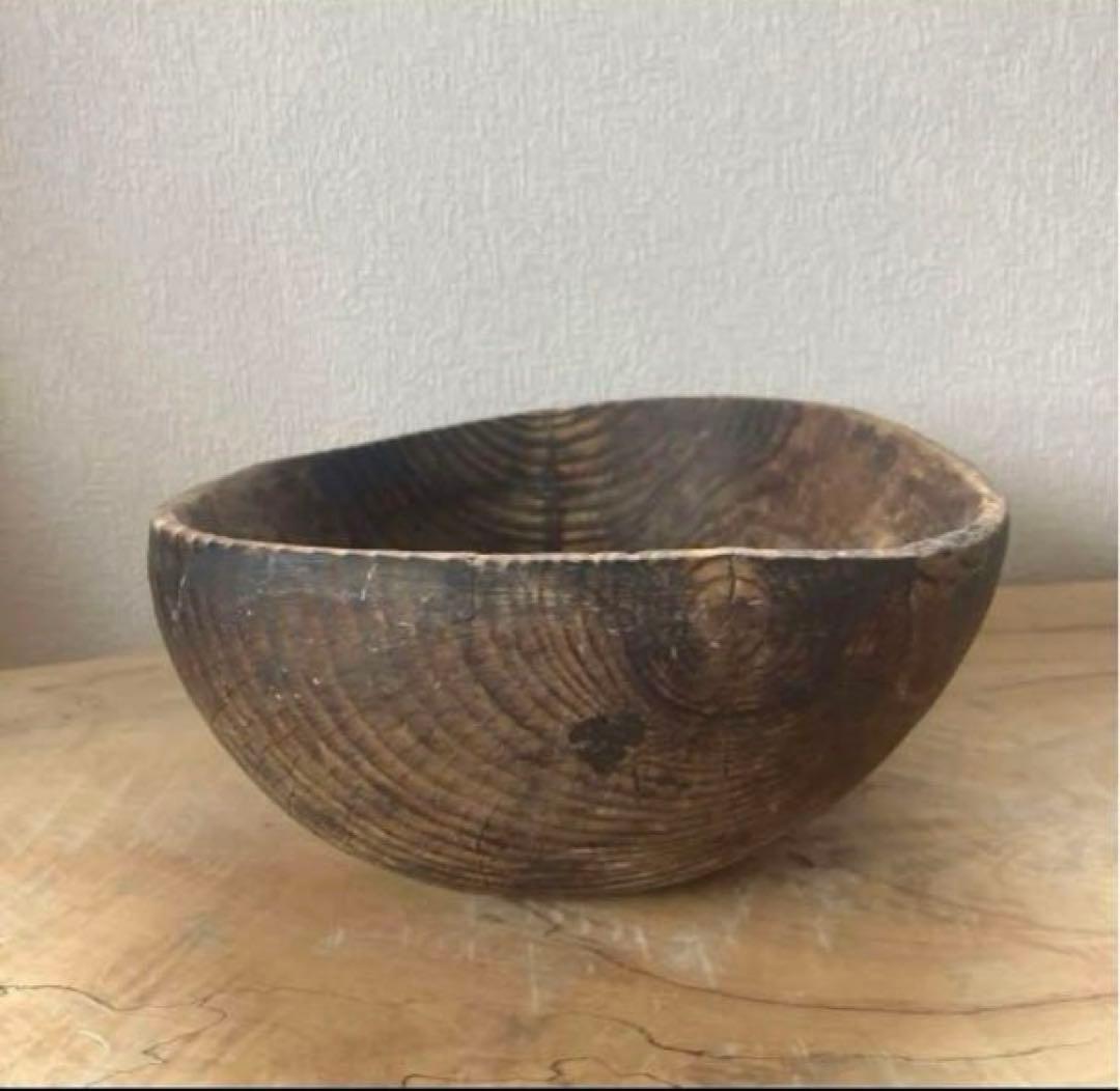 李朝　穀物桶　木工品　朝鮮工芸　古物　古道具　古民具　骨董　ウッドボウル