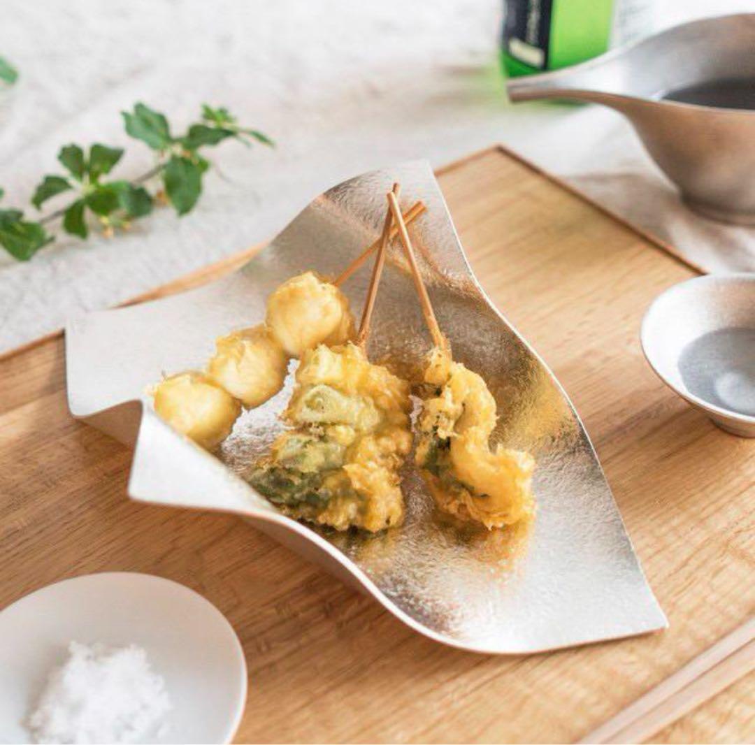 NAGAE+（ナガエプリュス） RATIO2枚セット錫金属銘々皿和菓子茶道具