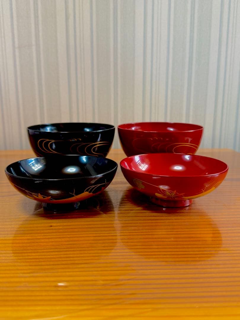 新品5.5万❗️輪島塗蒔絵夫婦椀