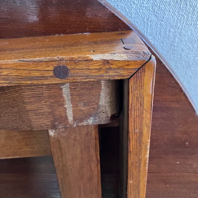 ヴィンテージ 古道具 欅 木製 円形 折りたたみ ちゃぶ台 骨董 レトロ こたつ