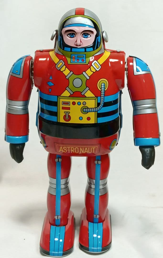 大阪ブリキ　ゼンマイ歩行 ASTRONAUT　ブリキロボット