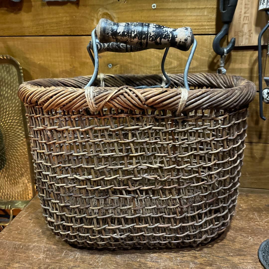 ヴィンテージ　アケビ籠