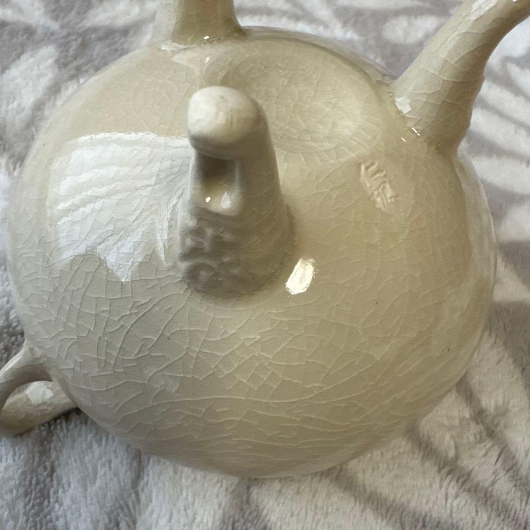 専用⭐︎ 仁楓 白薩摩 香櫨　陶芸　薩摩焼 香道具 貫入 錦襴 2重透かし