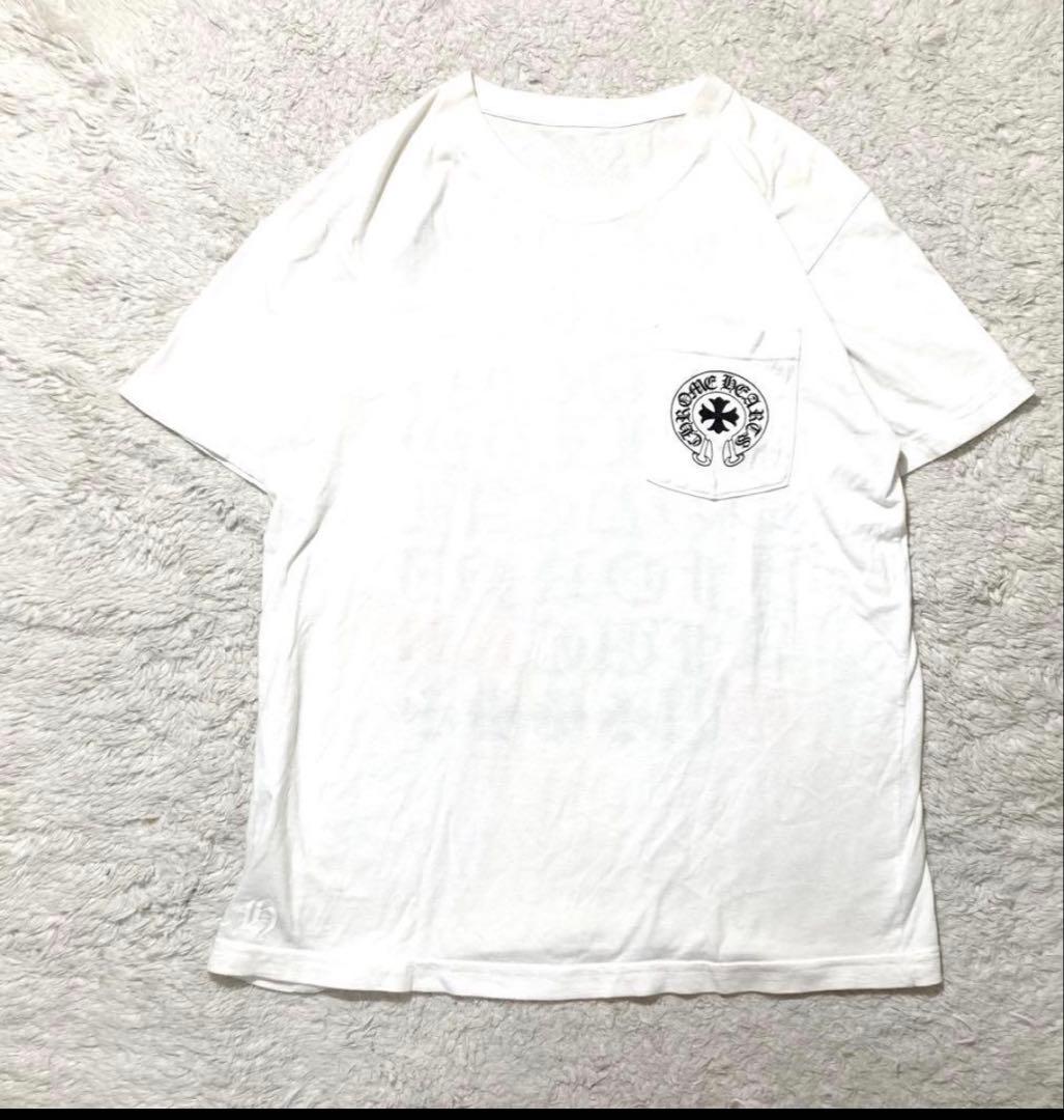 トップス CHROME HEARTS Hollywood Vertical Tee M