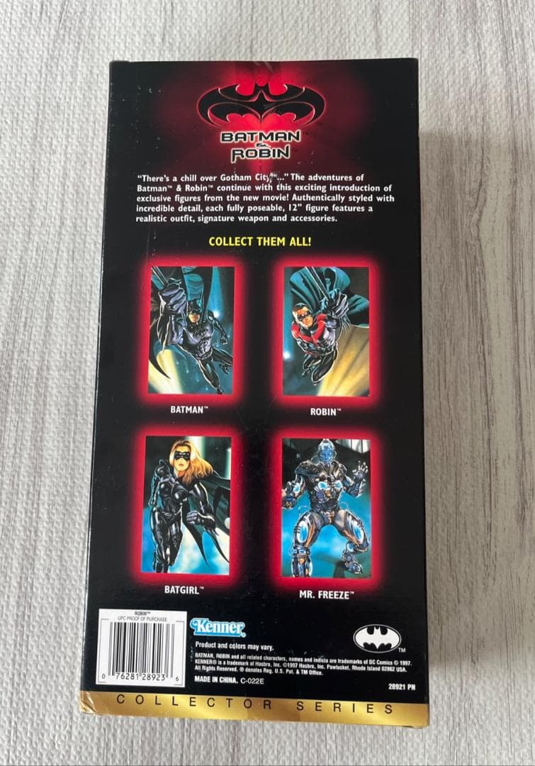 バットマン＆ロビンMr. Freeze　3点セット　25年以上前の商品です！