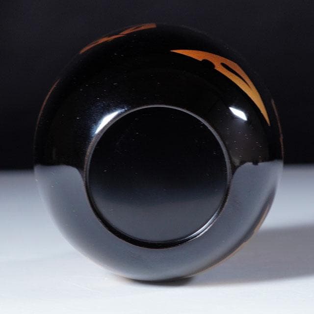 初瀬川柳庵　出世鱗蒔絵中棗　即中斎 御書付　茶道具　表千家　茶器　鱗鶴