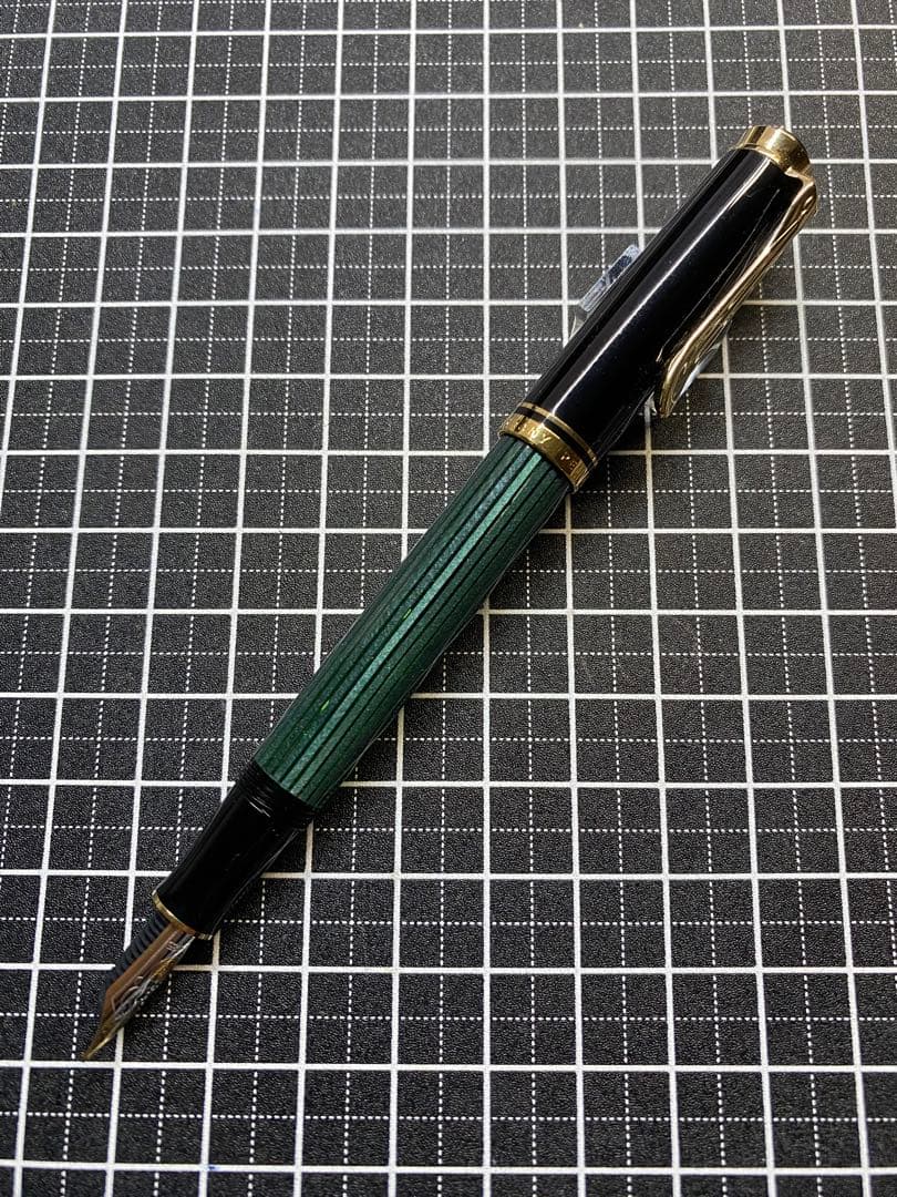筆記具 PELIKAN Souveran M300 Green-Stripe FP
