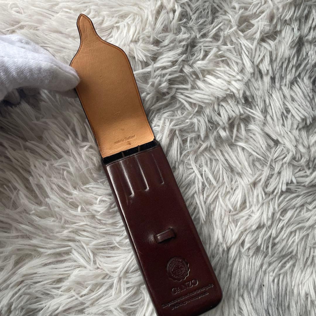 【極美品】ガンゾ ペンケース マエストロ 3本差し ペンケース