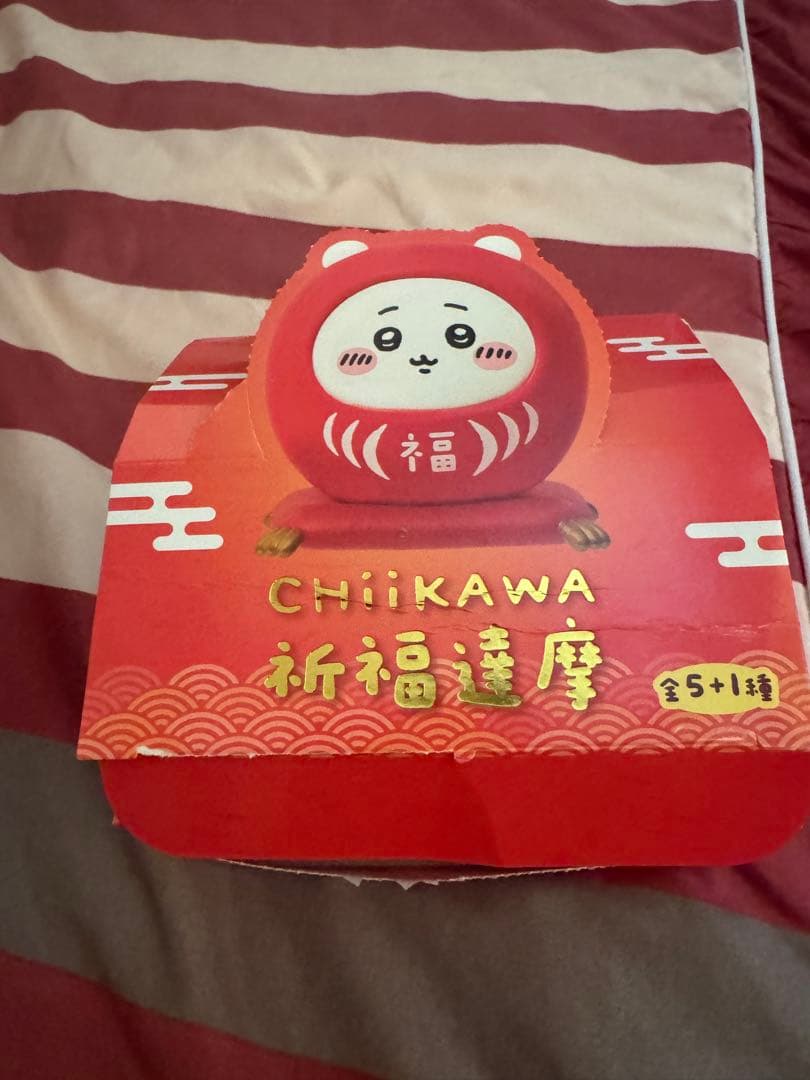 2026台湾限定　ちいかわだるま祈福達磨　四つ入りボックス