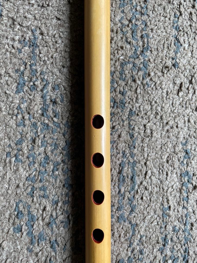 篠笛　鳳声晴由管囃子用（古典）五本調子　天地藤巻