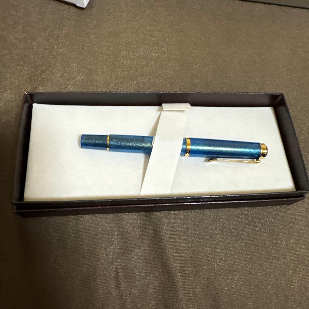 ペリカン万年筆 M200 ゴールデンラピス