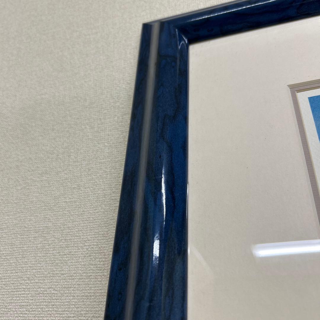 【真作】笹倉鉄平サントロペ　36×90cm 額64×118cm