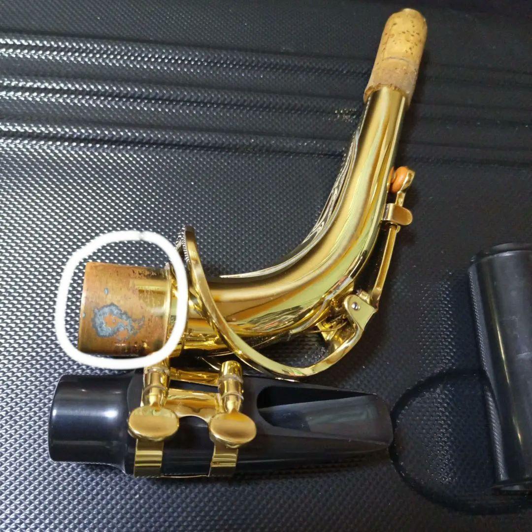 メーカー不明 アルトサックス本体 マウスピース ケース ミュート付き
