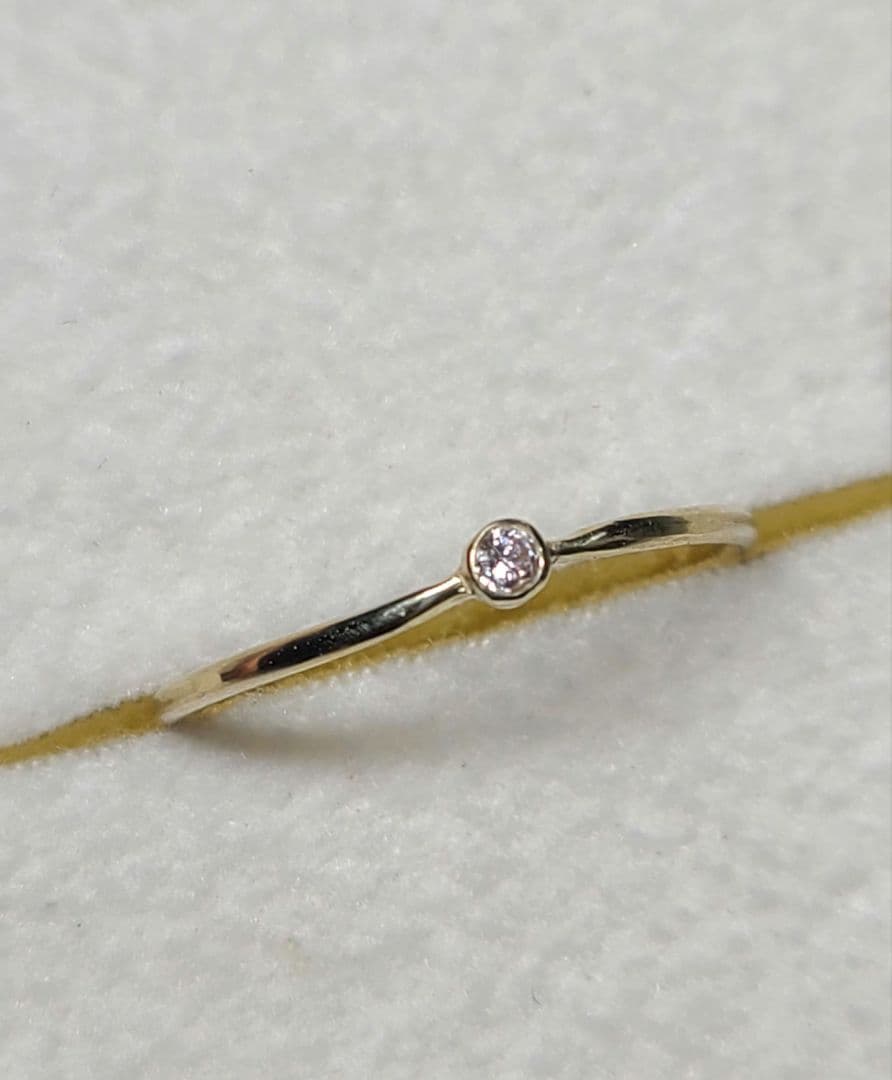 Hippieオーダー★アーガイル鉱山産ピンクダイヤモンドリング10K★