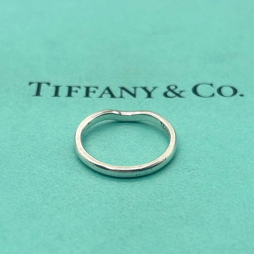 ティファニー　カーブド　バンド　リング　11号　シルバー