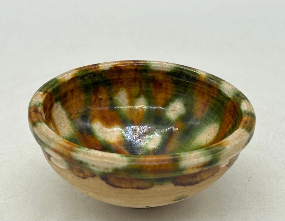 中国　唐三彩　小杯　アンティーク　送料込み1116