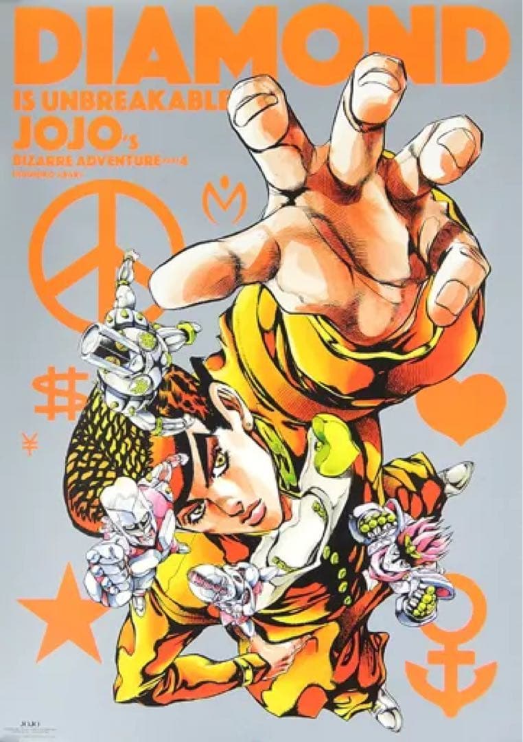 【新品未開封】ジョジョ展ポスター2点セット(4部&6部) B2サイズ