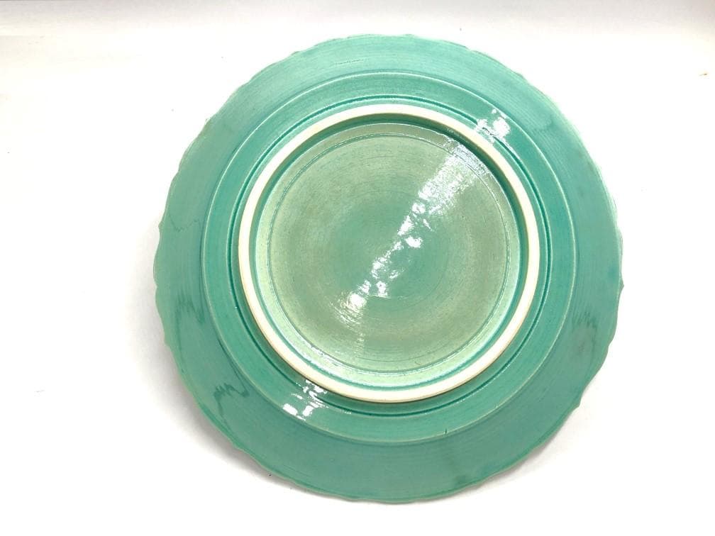 【 粟生屋東洸 作　定窯輪花縁皿 】　中村東洸　加陽庵