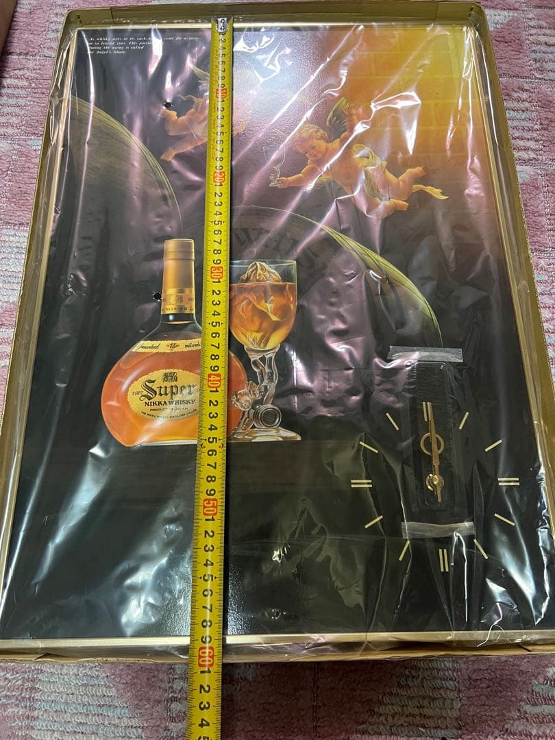 スーパーニッカ 天使のパネル時計